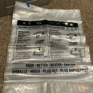 NEW GForce vacuum roll and pack compression bag